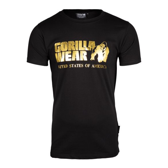 CLASSIC T-SHIRT - BLACK/GOLD