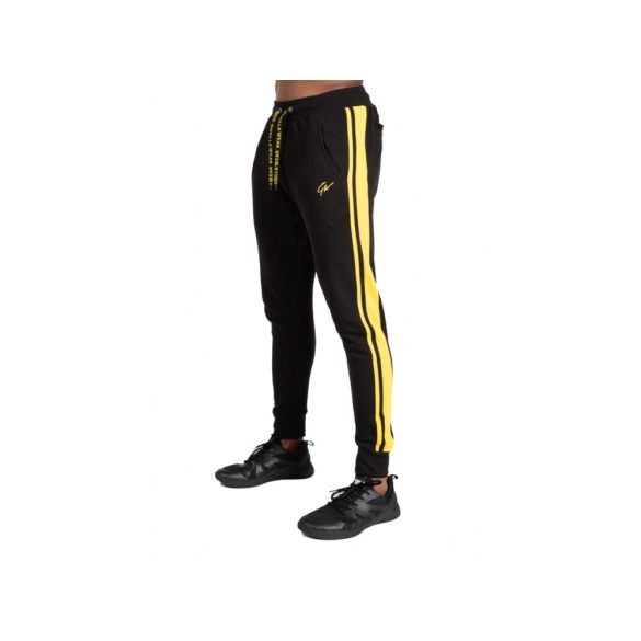 BANKS PANTS - BLACK/YELLOW