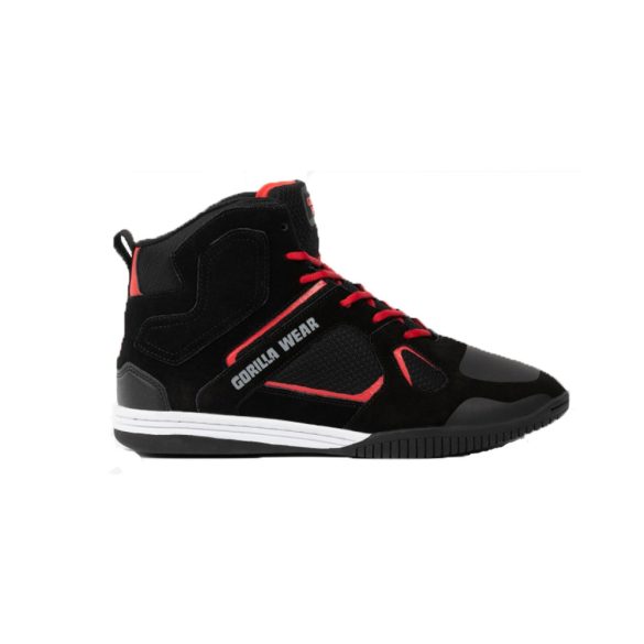 Troy High Tops - Black/Red