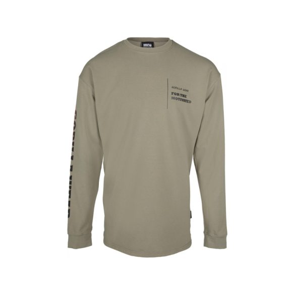 BOISE OVERSIZED LONG SLEEVES - ARMY GREEN