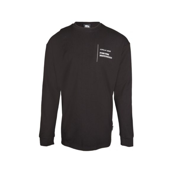 BOISE OVERSIZED LONG SLEEVES - BLACK