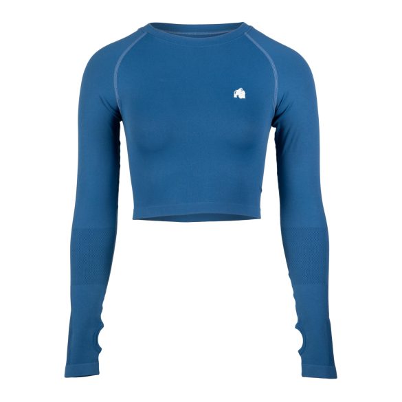 HILTON SEAMLESS LONGSLEEVE - BLUE