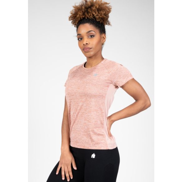 MONETTA PERFORMANCE T-SHIRT - SALMON PINK