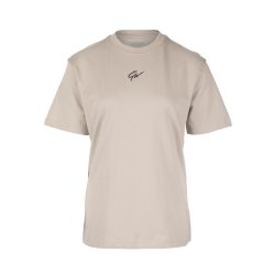 BIXBY OVERSIZED T-SHIRT - BEIGE