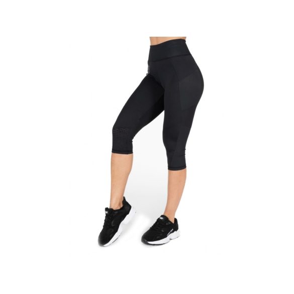 MONROE CROPPED LEGGINGS - BLACK