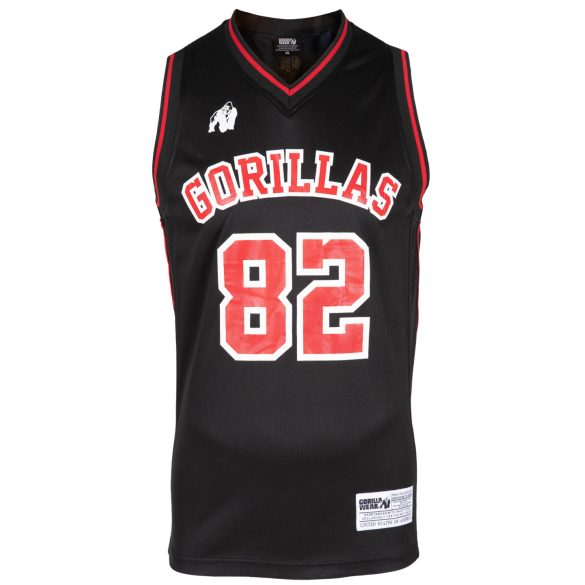 SAN MATEO JERSEY TANK TOP - BLACK/RED