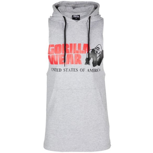 ROGERS HOODED TANK TOP - GRAY