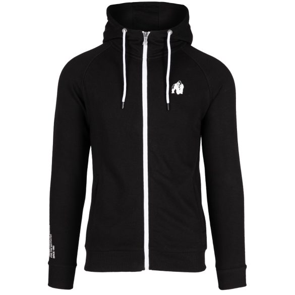 PAYETTE ZIPPED HOODIE - BLACK