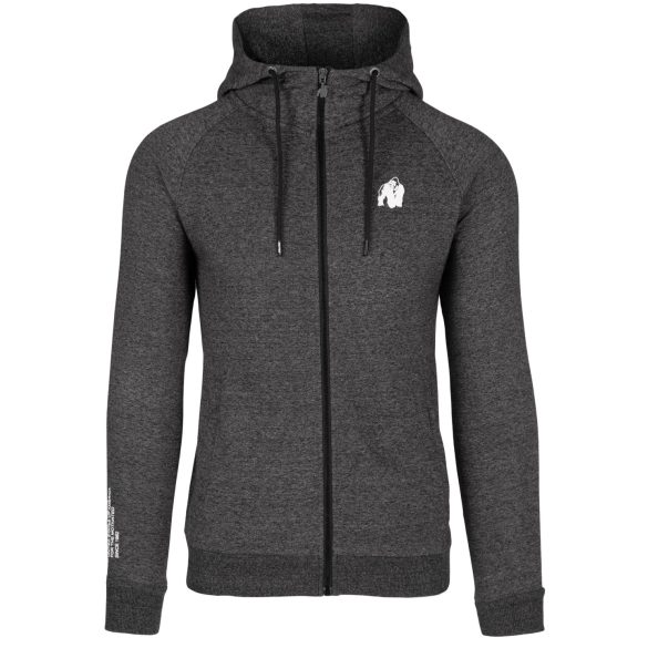 PAYETTE ZIPPED HOODIE - GRAY