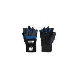 Dallas Wrist Wrap Gloves Black/Blue