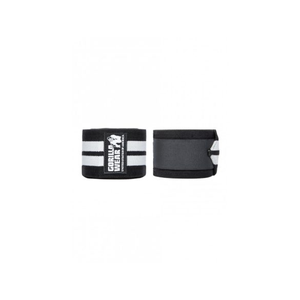 Knee Wraps - Black/White - 200cm/79in