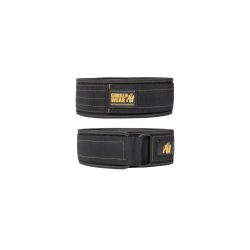 4 Inch Nylon Lifting Belt - Black/Gold