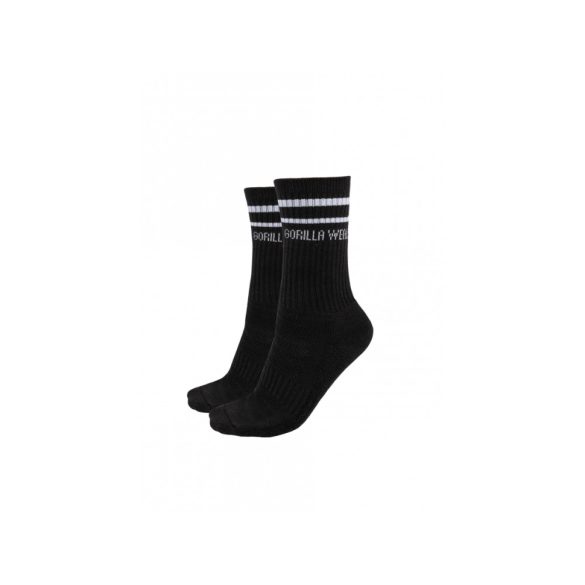 CREW SOCKS 2-PACK - BLACK