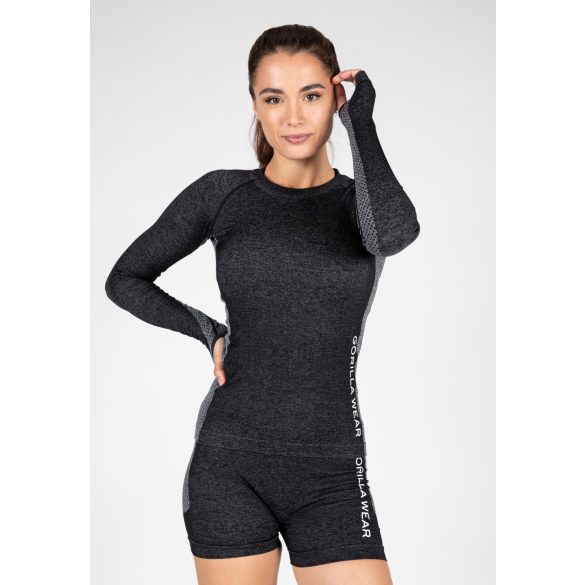 SELAH SEAMLESS LONG SLEEVE - BLACK