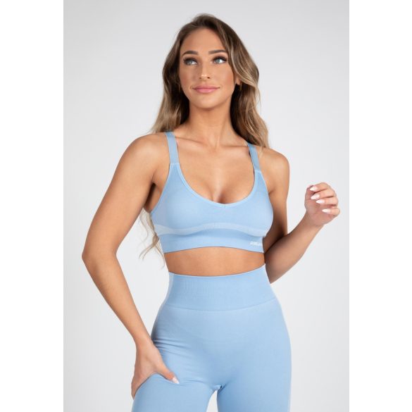 SELAH SEAMLESS SPORTS BRA - LIGHT BLUE