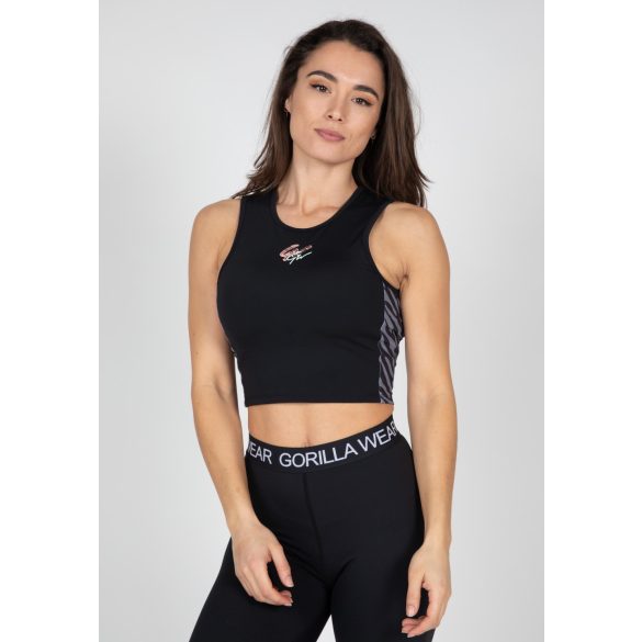 ZION CROP TOP - BLACK