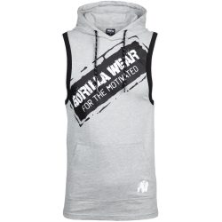 LORETTO HOODED TANK TOP - GRAY MELANGE