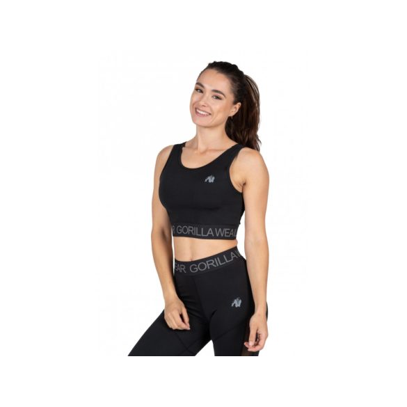 OSSEO CROP TOP - BLACK