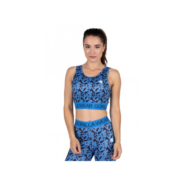 OSSEO CROP TOP - BLUE