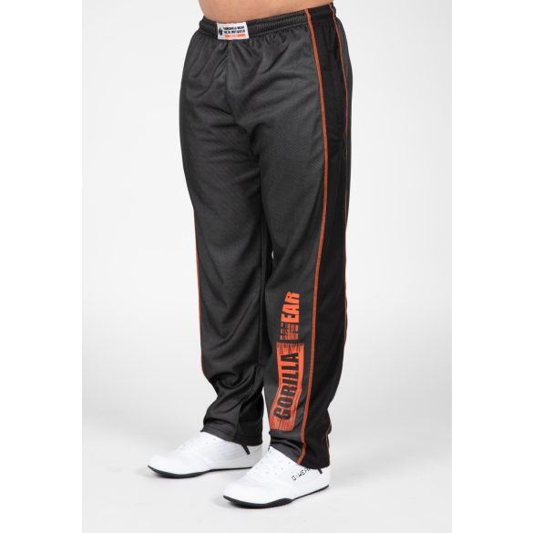 WALLACE MESH PANTS - GRAY/ORANGE