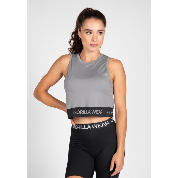 COLBY CROPPED TANK TOP ECO- GRAY